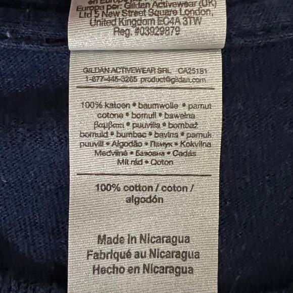 US Navy Mens Tee Honor Those Who Serve Size XL Blue Gildan Heavy Cotton - Picture 5 of 5